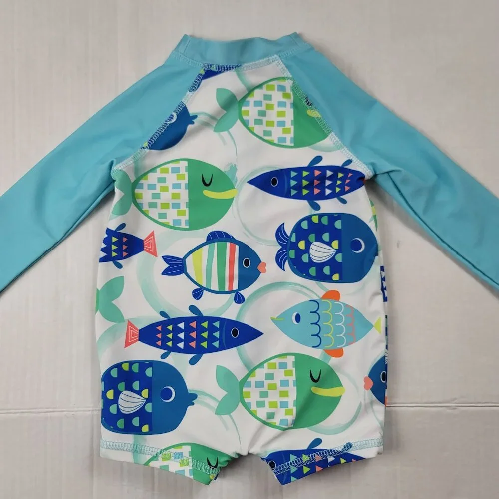 Ocean + Coast One Piece Full Zip Rashguard Swimsuit